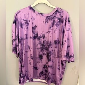 Purple Tie-Dye Women's Top